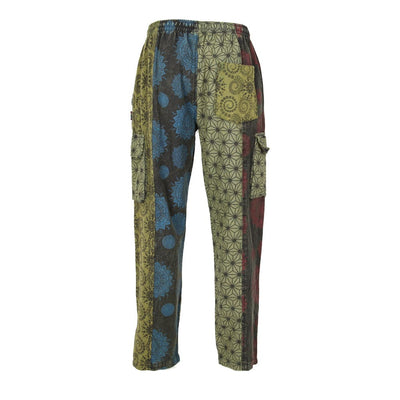 Patchwork Cargo Trousers