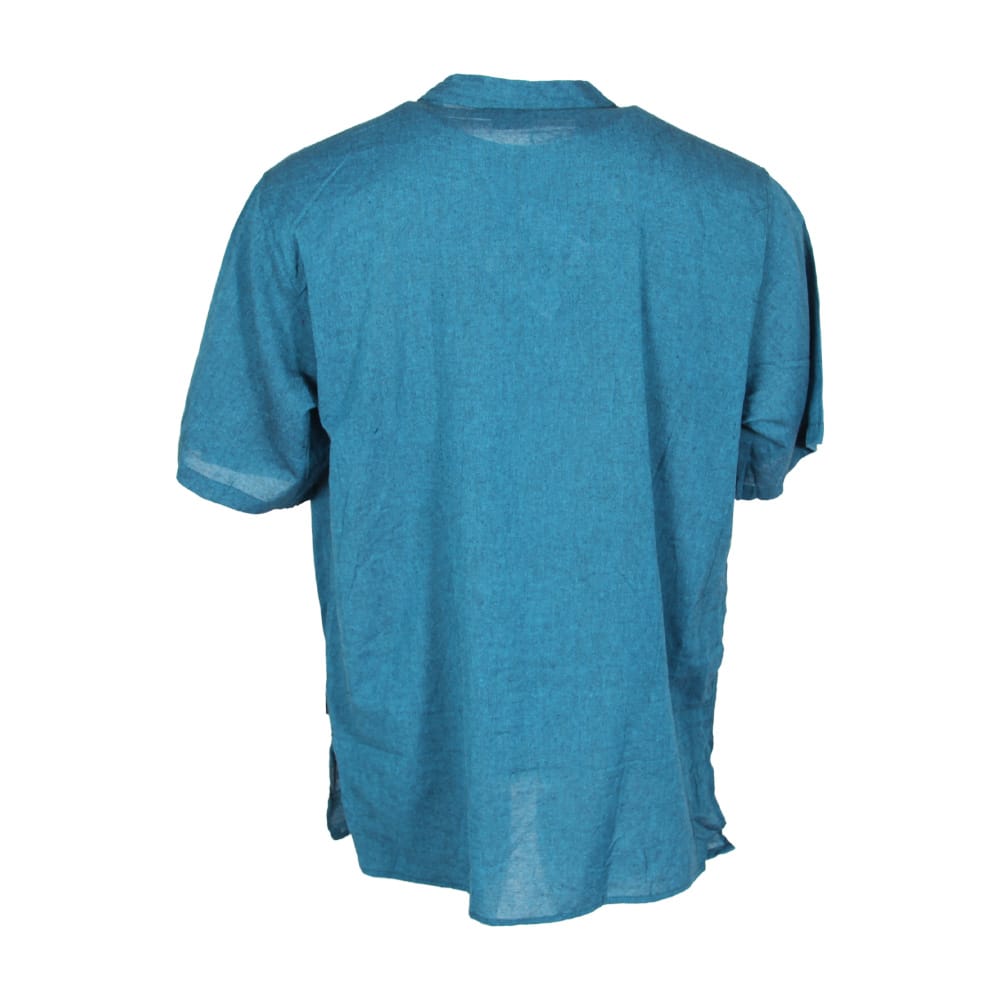 Short Sleeve Lace up Kurta Shirt