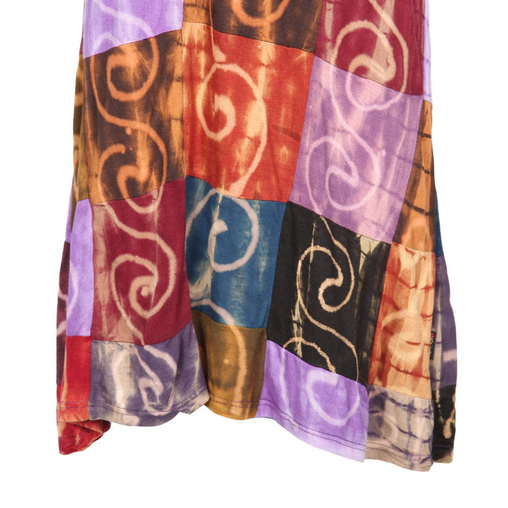Batik Patchwork Strappy Dress
