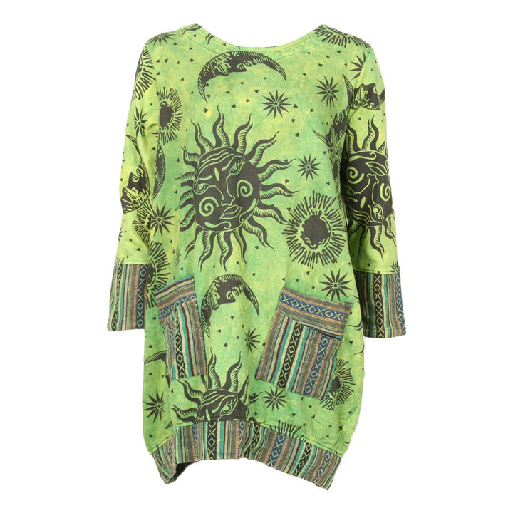 Long Sleeve Cotton Dress