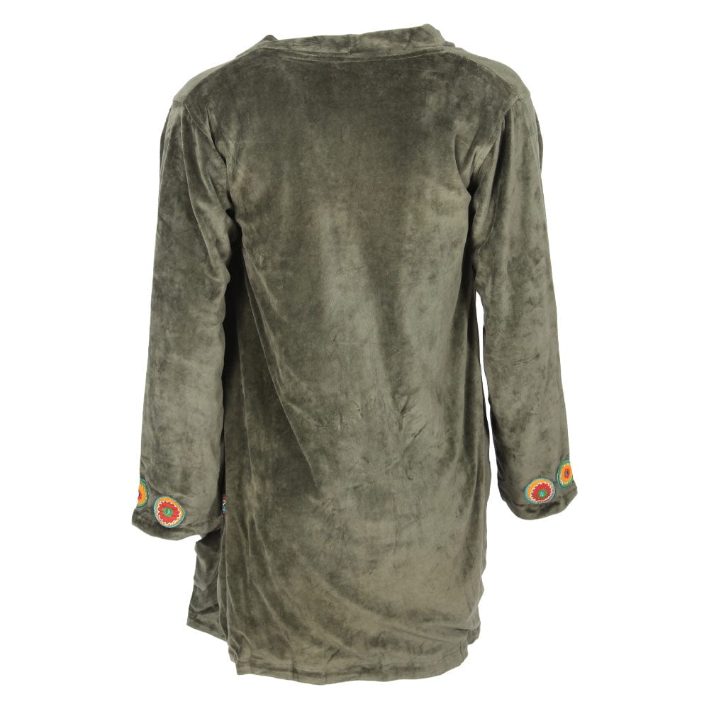 Embroidered Velvet Jacket