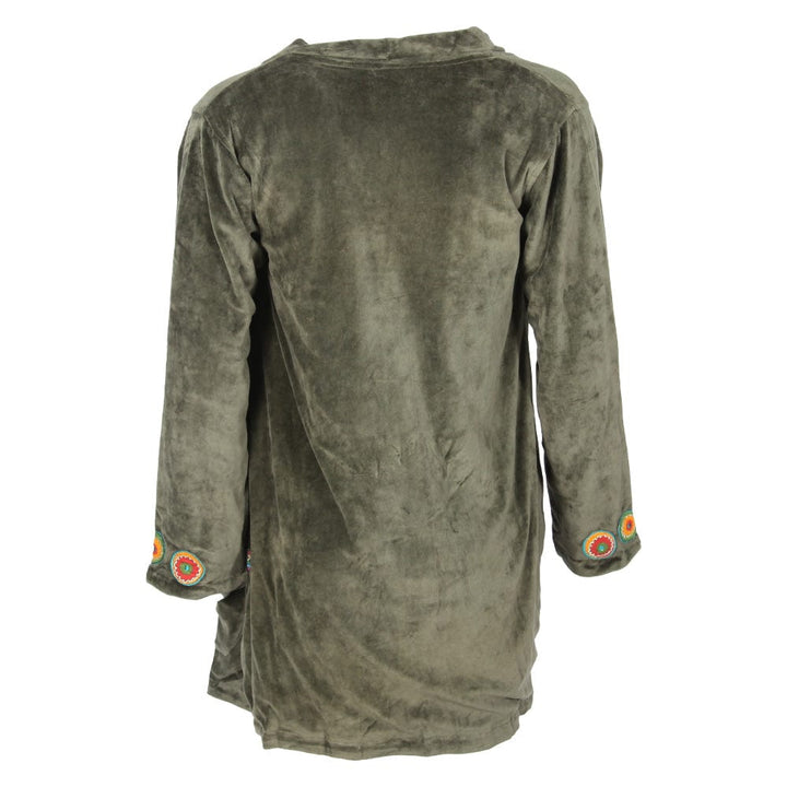 Embroidered Velvet Jacket