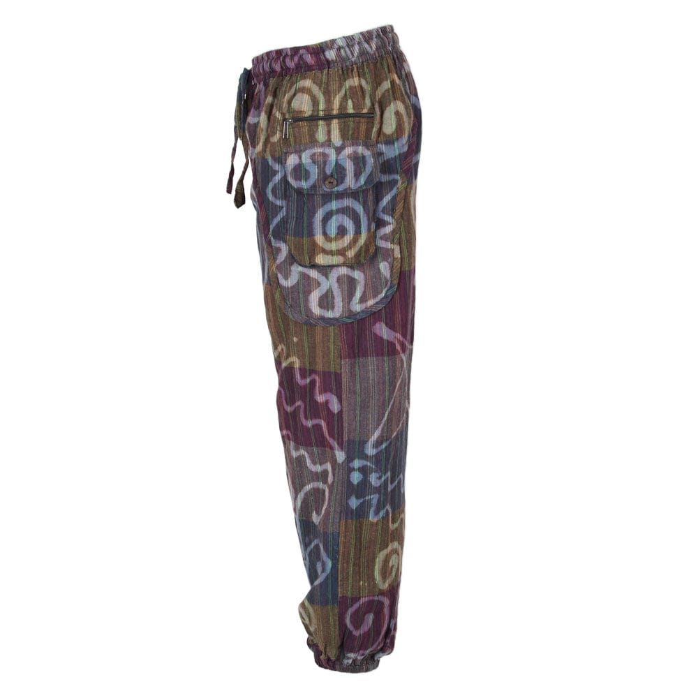 Men's Overdyed Patchwork Harems