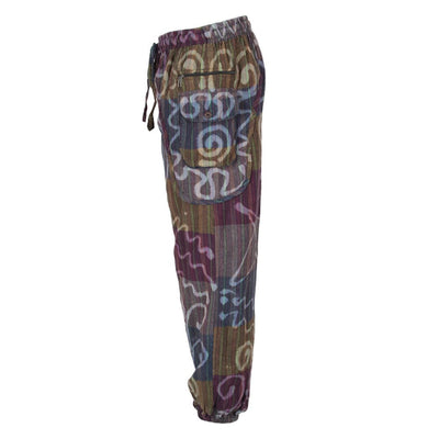 Men's Overdyed Patchwork Harems