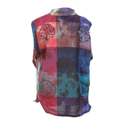 Kids Tie Dye Patchwork Kurta