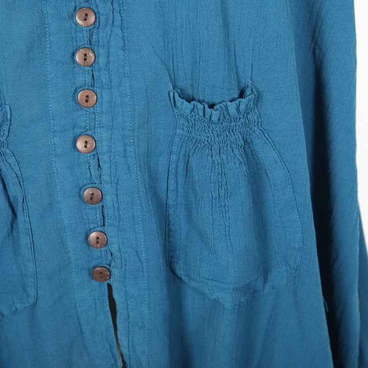 Short Sleeve Button Through Top