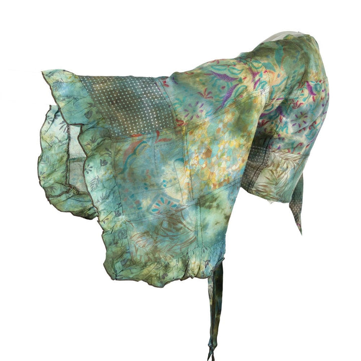Tie Dye Bell Sleeve Wrap Top