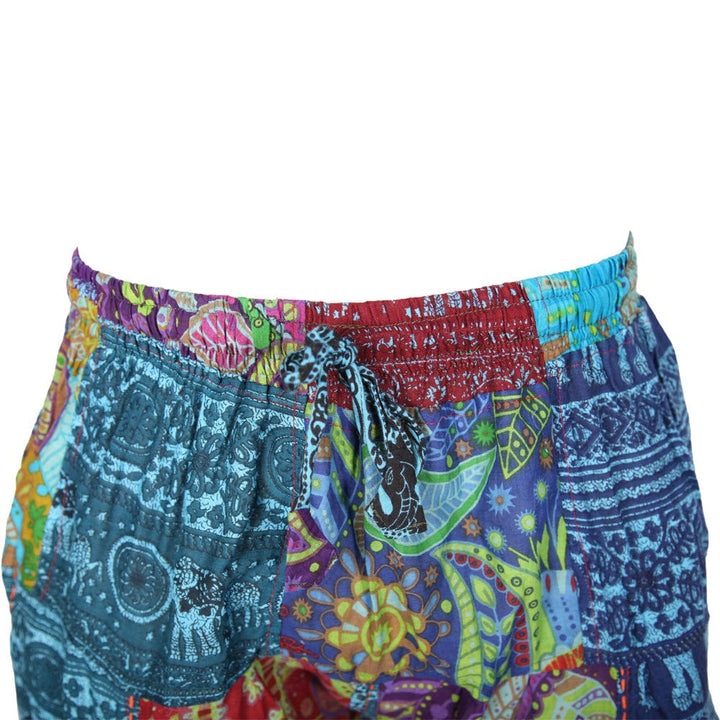 Kantha Stitch Patchwork Harem Pants