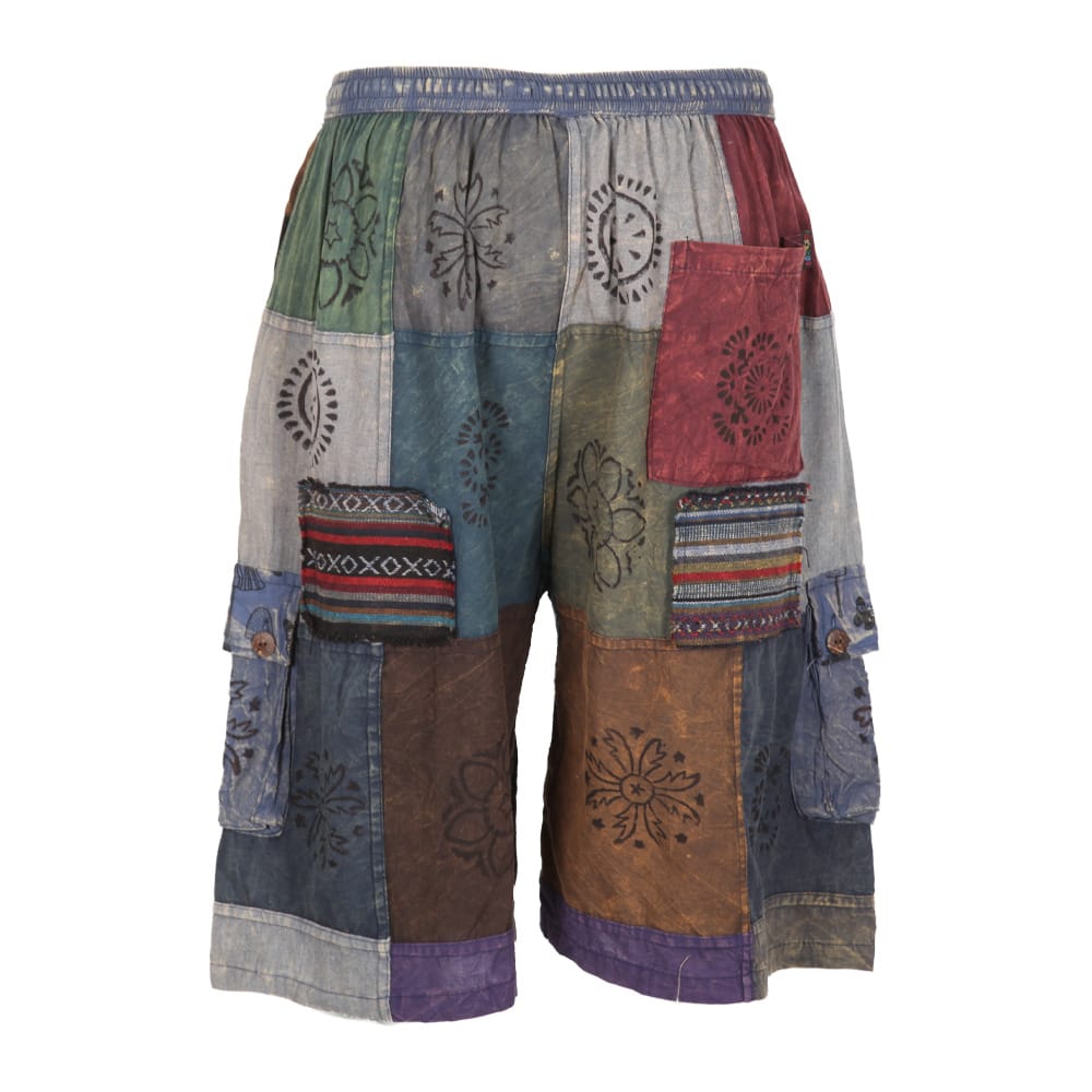 Patch Work Cargo Shorts