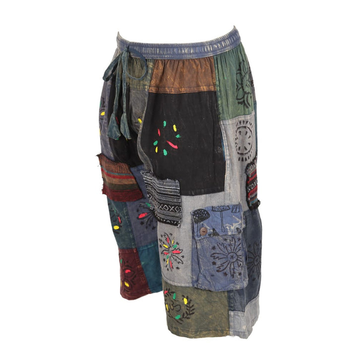 Patch Work Cargo Shorts