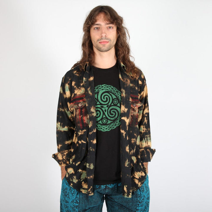 Tie Dye Oversized Long Sleeve Shirt