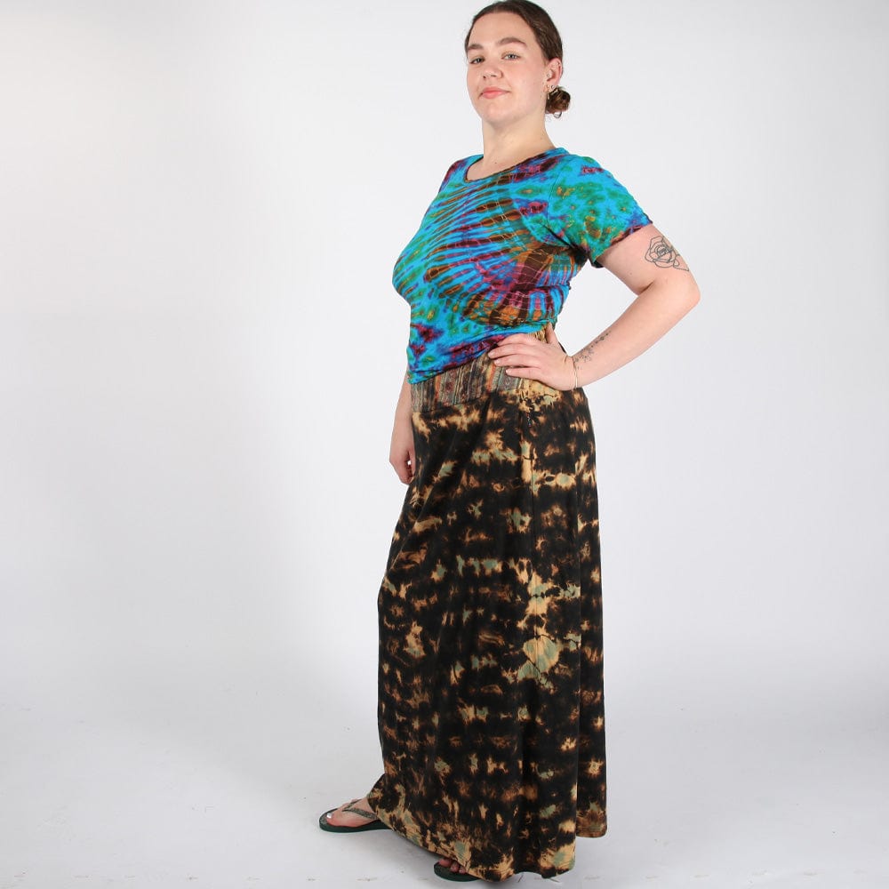 Maxi Tie Dye Skirt