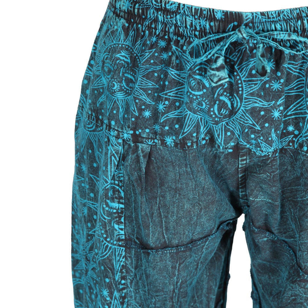 Sun Print Harem Trousers