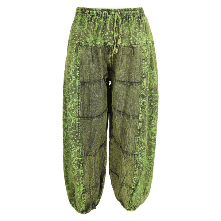 Sun Print Harem Trousers