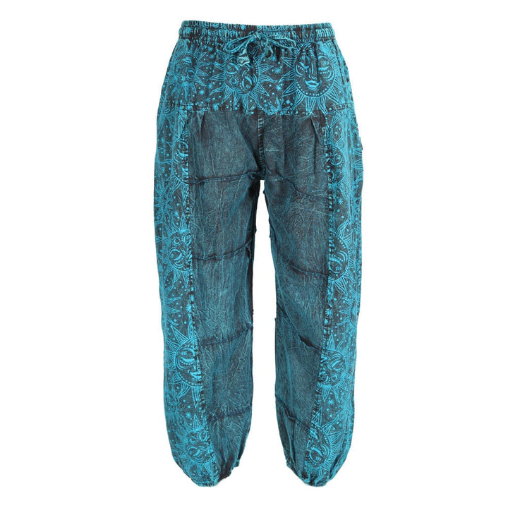 Sun Print Harem Trousers