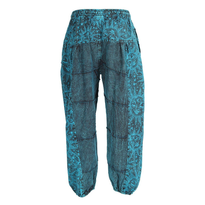 Sun Print Harem Trousers