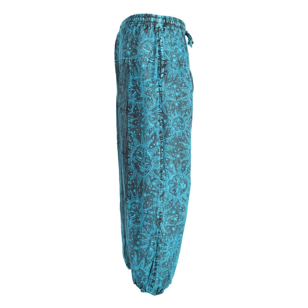 Sun Print Harem Trousers