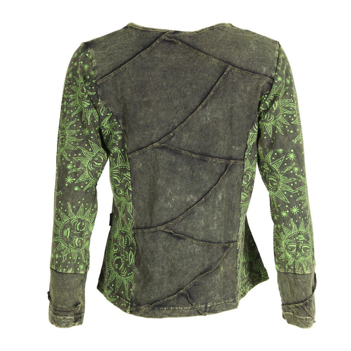 Long Sleeve Sun Print T-Shirt