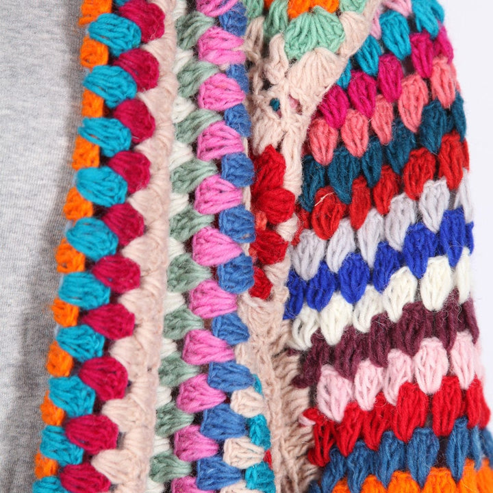 Maxi Length Crochet Cardigan