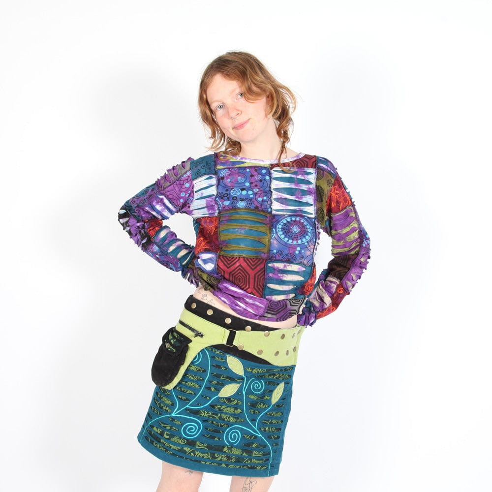 Short Popper Skirt