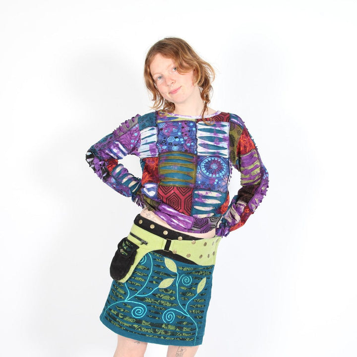 Short Popper Skirt