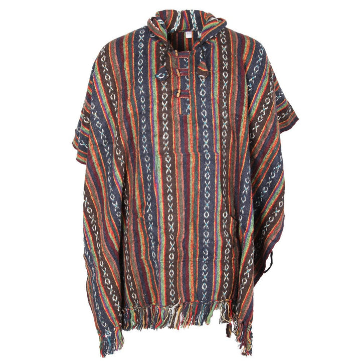 Hooded Blanket Poncho