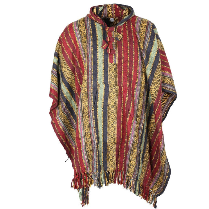 Hooded Blanket Poncho