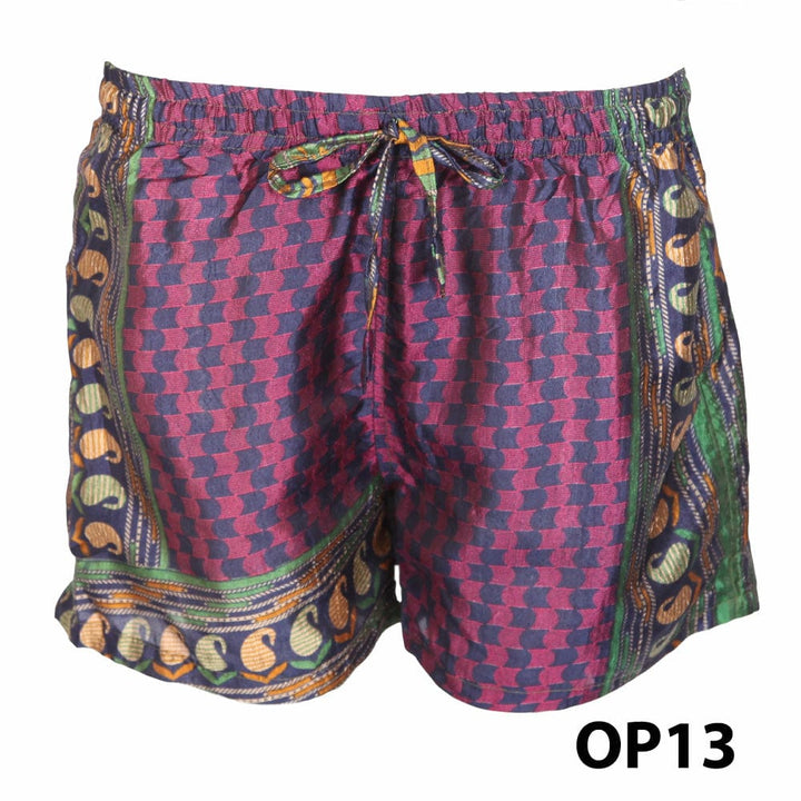 Recycled Sari Shorts