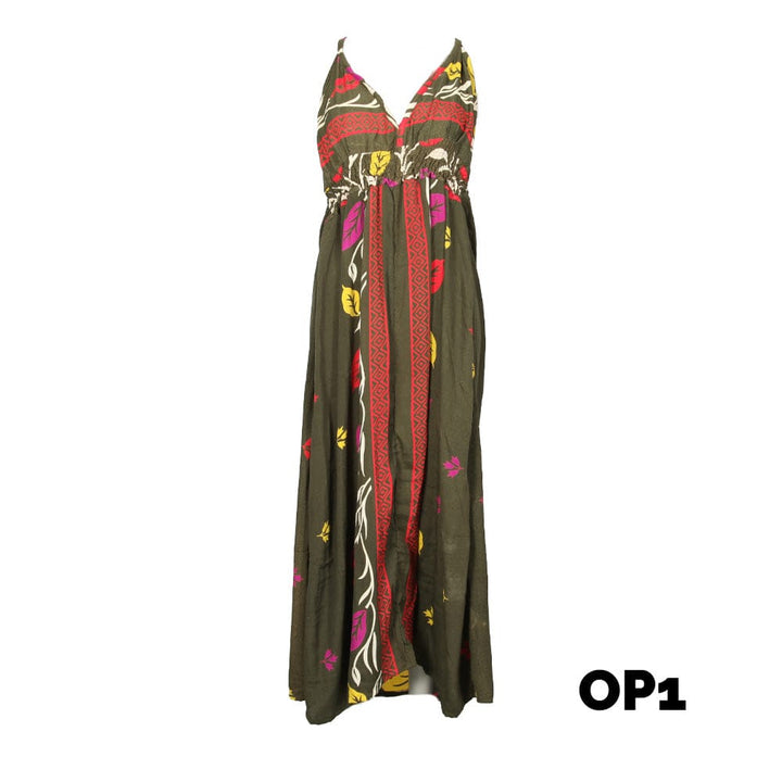 Sari Halter Maxi Dress
