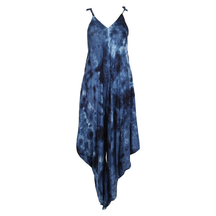 Tie Dye Pointed Jump Suit