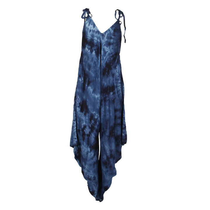 Tie Dye Pointed Jump Suit