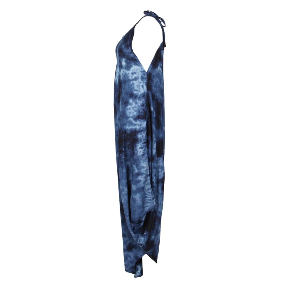 Tie Dye Pointed Jump Suit
