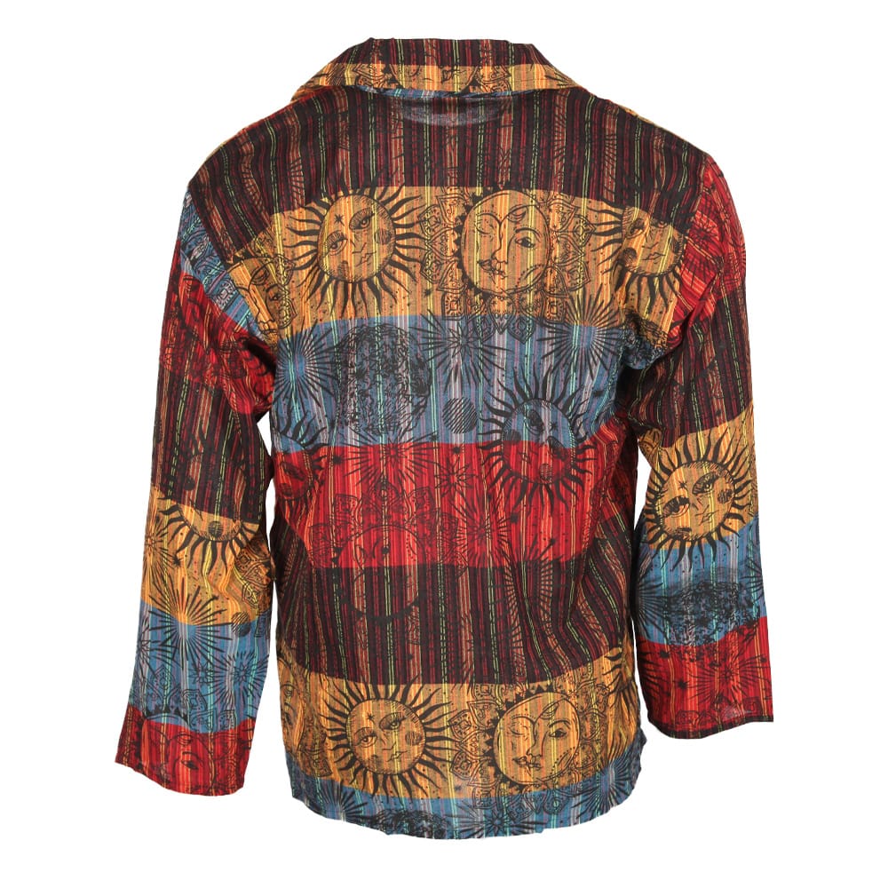 Solar Stripe Collared Kurta