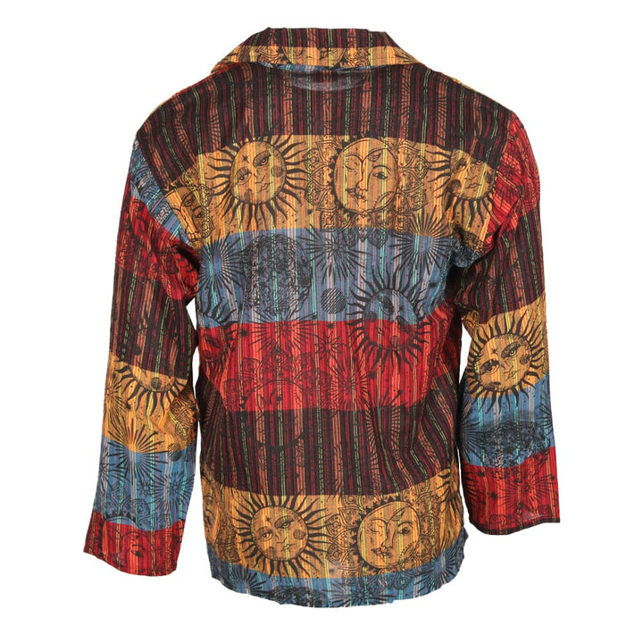 Solar Stripe Collared Kurta
