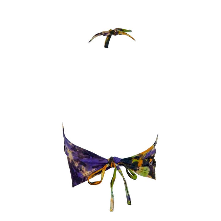 Cropped Peace Halter Neck Top