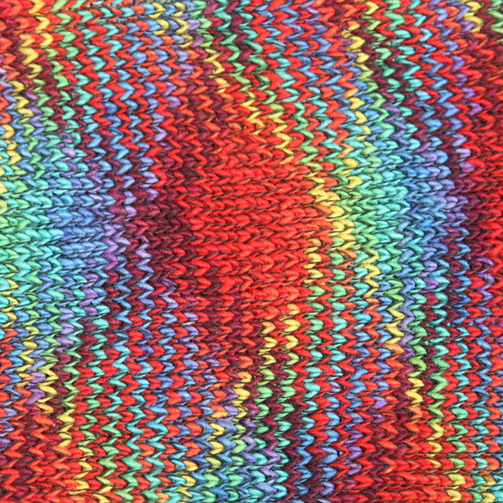 Rainbow Knitted Scarf