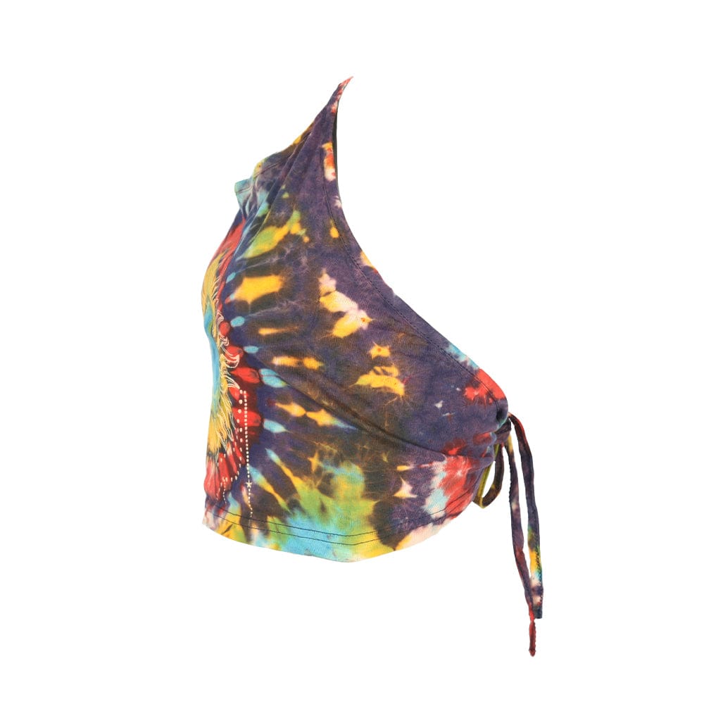 Tie Dye Sun Print Halter Top