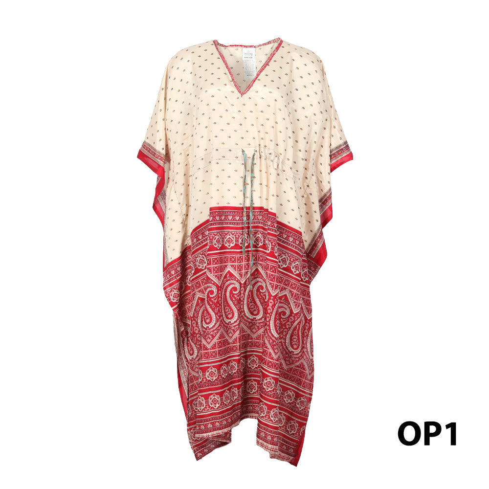 Recycled Sari Kaftan