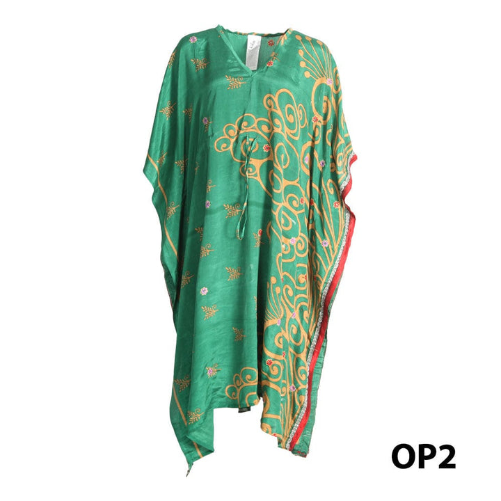 Recycled Sari Kaftan
