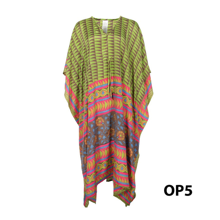 Recycled Sari Kaftan