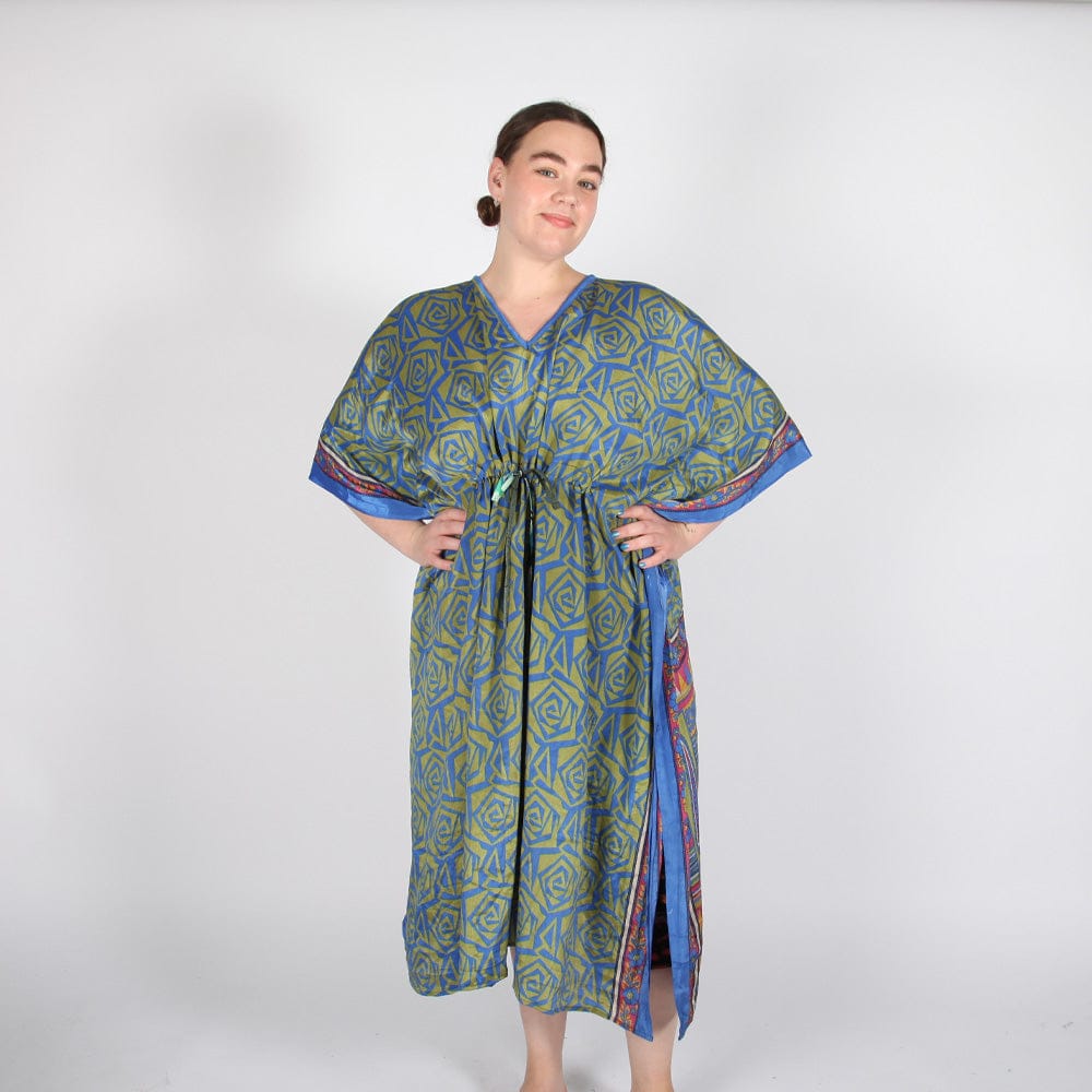 Recycled Sari Kaftan