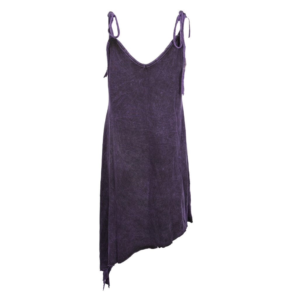 Asymmetric Stonewash Dress