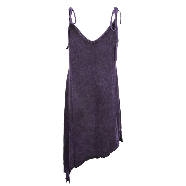 Asymmetric Stonewash Dress