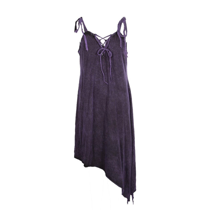 Asymmetric Stonewash Dress
