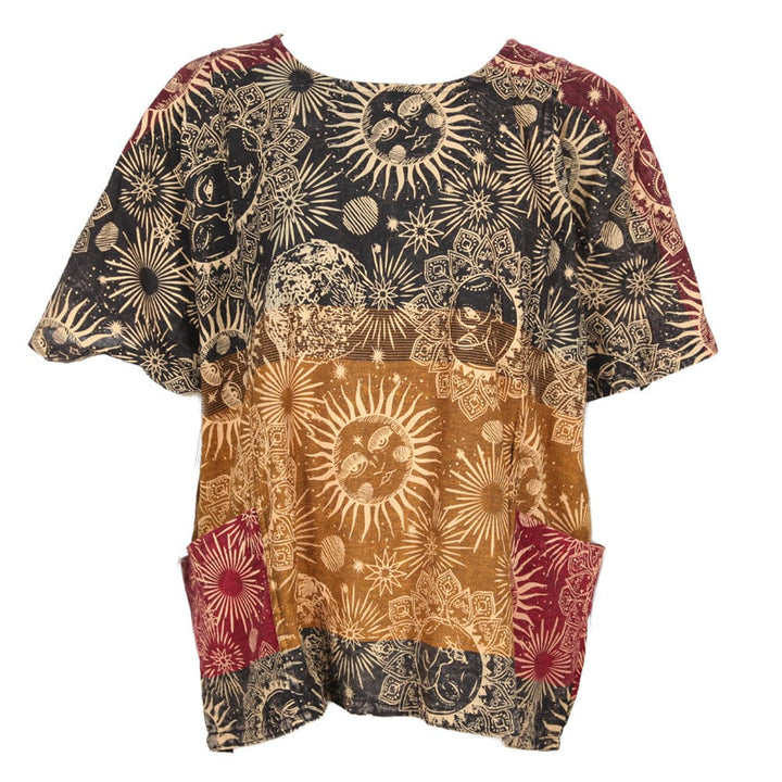 Printed Artist Smock Top
