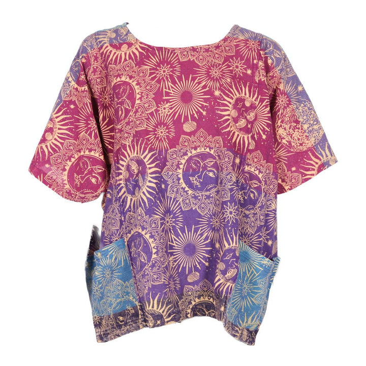 Printed Artist Smock Top