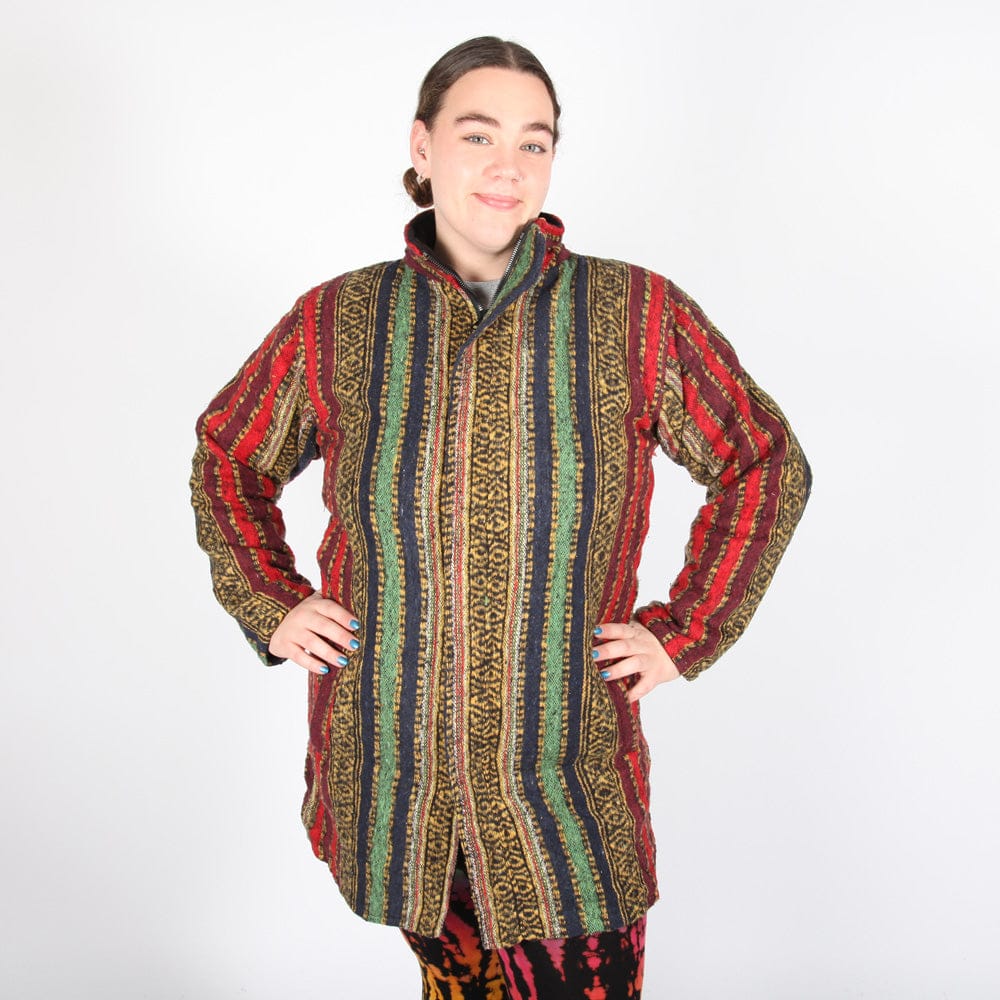 Brushed Gheri Fleece Lined Coat