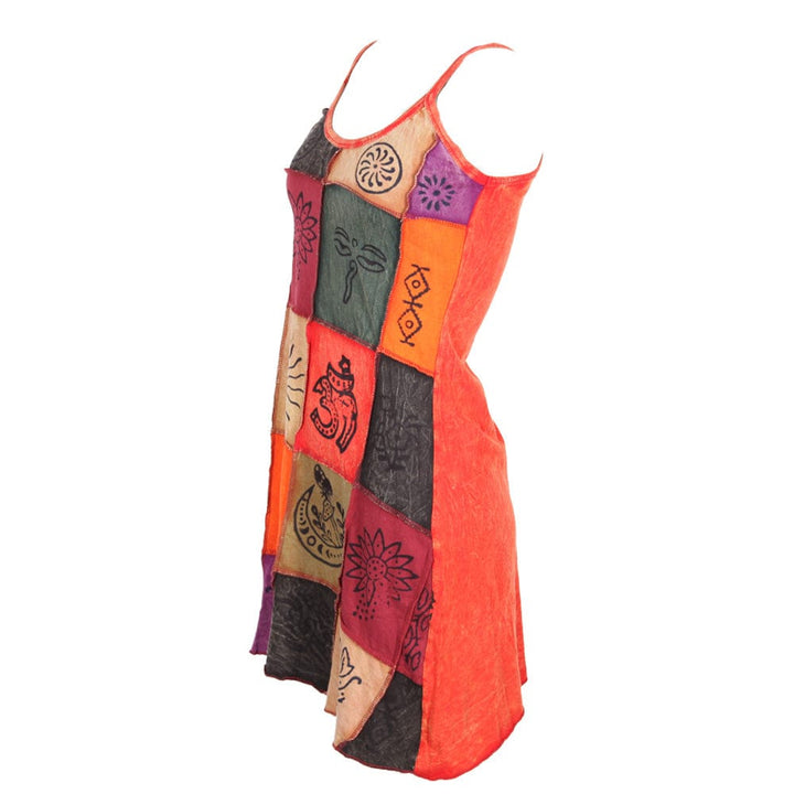 Patchwork Mini Dress