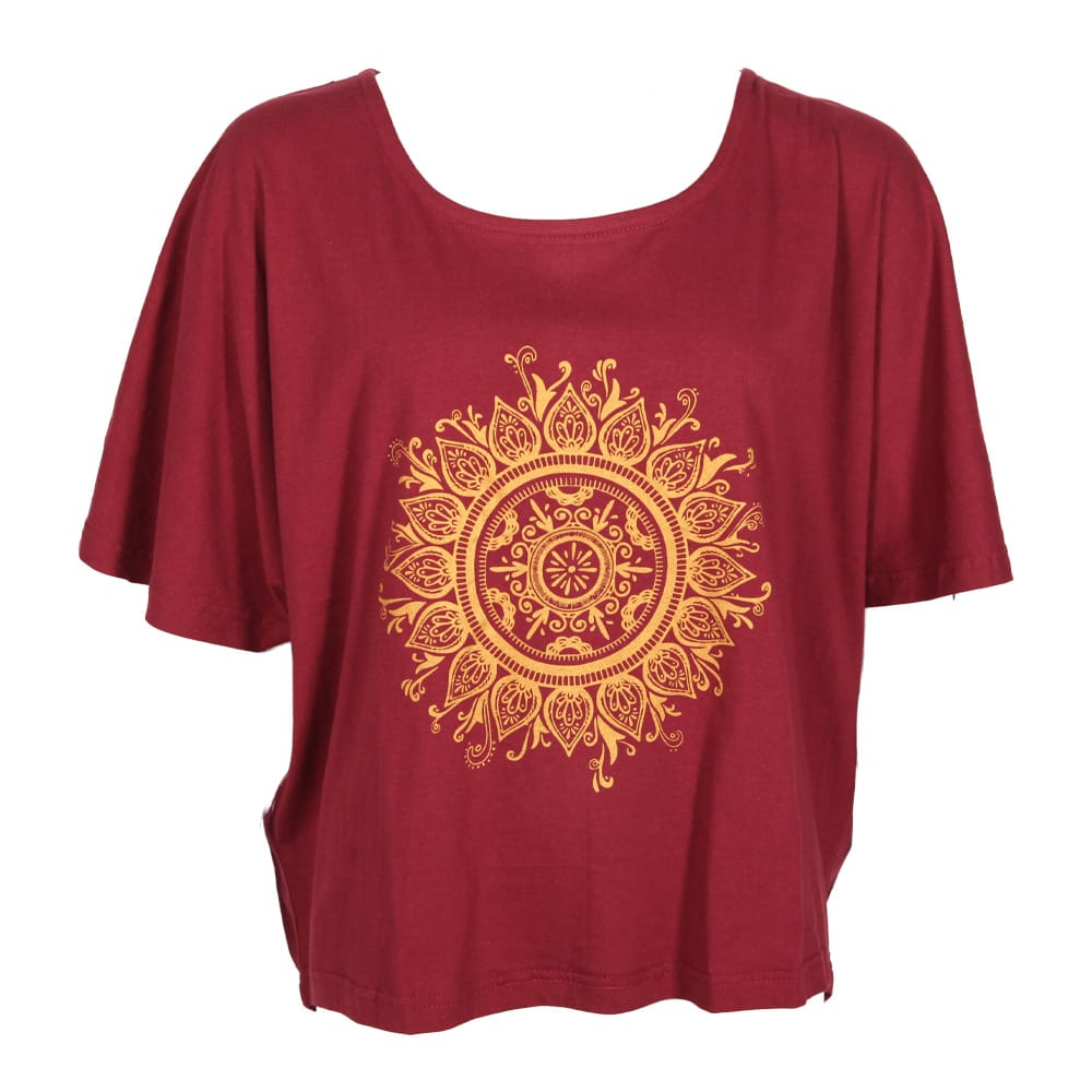 Henna Sun Slouch Batwing Top