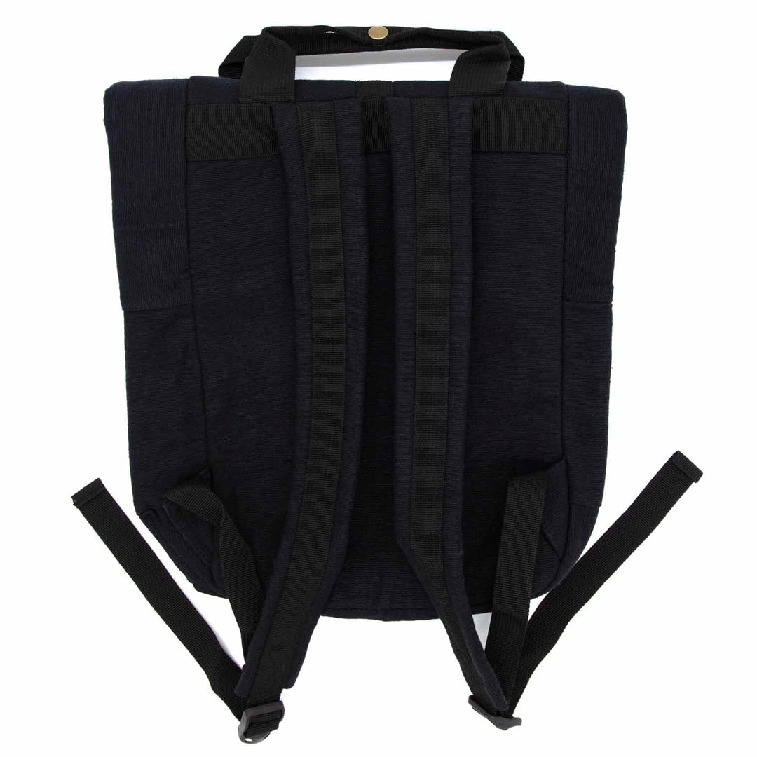 Roll Top Black Sun Backpack 15L